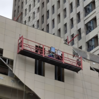 Plateforme suspendue électrique pour travaux de peinture, installation et maintenance sur bâtiments de grande hauteur