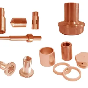 Piezas de mecanizado de metal CNC personalizadas, aluminio, cobre, mecanizado CNC de cobre, mecanizado de piezas de cobre