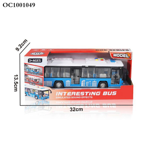 Chất lượng cao mô phỏng trượt ma sát xe buýt xe đồ chơi cho trẻ em với ánh sáng âm thanh - Product Image 6