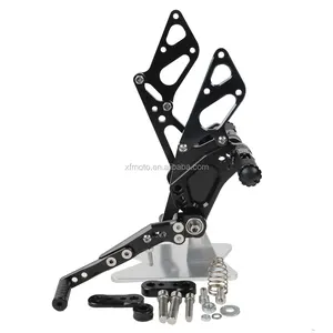 Juego de clavijas para reposapiés delantero CNC de para Suzuki GSXR1000 2009-2014