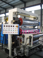 Ligne de production de machine d'extrusion par co-rotation pour feuilles et revêtements de sol en PVC marbré, extrudeuse à double vis parallèle