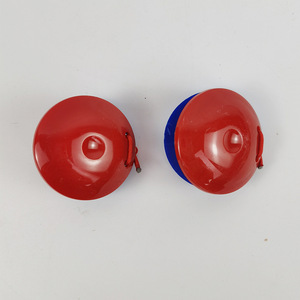 Castañuelas rojas y azules, instrumento musical para niños, para actuaciones en guarderías, material didáctico, juguete de percusión Orff - Product Image 1