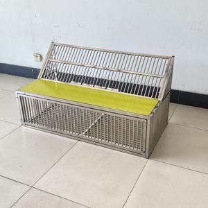 LIZE PET <span class=keywords><strong>Cage</strong></span> à oiseaux pliable en métal <span class=keywords><strong>de</strong></span> haute qualité <span class=keywords><strong>pour</strong></span> les perroquets et les pigeons sautants <span class=keywords><strong>Cage</strong></span> à oiseaux pliante <span class=keywords><strong>de</strong></span> <span class=keywords><strong>transport</strong></span> en acier inoxydable - Product Image 2