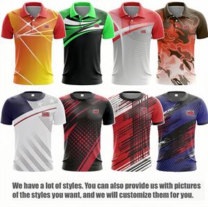 เสื้อโปโลผู้หญิงผู้ชายเสื้อกีฬา2ชิ้นสำหรับใส่เล่นเทนนิส - Product Image 3