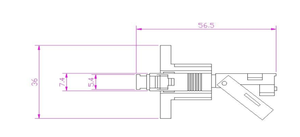 HONDAO FAST-SC/UPC-D Conector Rápido de Fibra Óptica FTTH, Herramienta de Instalación y Prueba de Fibra Óptica de Ensamblaje Rápido APC, Medidor de Potencia Óptica VFL - Product Image 3