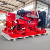 Pompes à incendie diesel haute pression Dehuike 35hp 40hp 50hp, fabricants de pompes à incendie pour stations-service