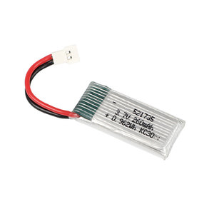 Baterí<span class=keywords><strong>a</strong></span> de Polímero de Litio de Alta Velocidad y Entrega Rápida, 3.7V 260mAh 521735 25C, Paquete de Baterías Lipo para Coche RC y Mini Dron - Product Image 1
