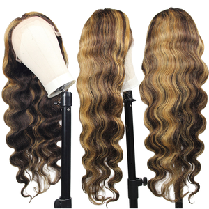 Texture riche, définition durable : perruque frontale en dentelle HD 13x6, cheveux humains bruts, maintient sa forme après les lavages. - Product Image 1