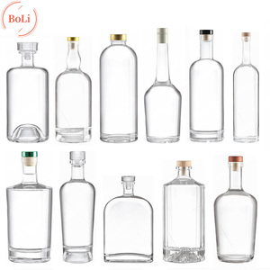 Botella de Vidrio Personalizada Super Flint de Base Pesada de 500ml 750ml para Tequila, Vodka, Whisky, Ginebra y Licores para Destilería - Product Image 4