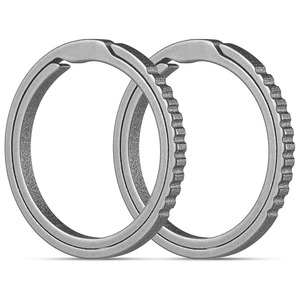 Anillo de Liberación Rápida de <span class=keywords><strong>Titanio</strong></span> TC4 Grado 5, Ligero, Anticorrosión, con Dientes de Engranaje, Tamaño Personalizado, Logotipo Láser, Fabricante EDC - Product Image 1