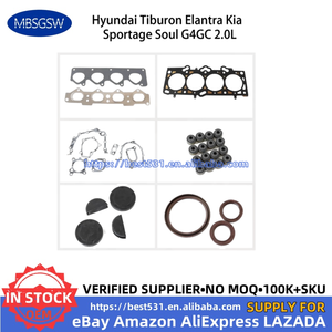 MBSGSWエンジンオーバーホールリビルドキットW/クランクシャフト & 4個ロッドfor Hyundai Tiburon Elantra Kia Sportage Soul G4GC 2.0L 2000-2012 - Product Image 2