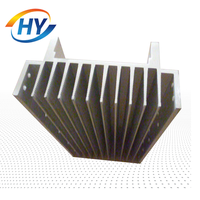 Radiateur industriel 6063 OEM, dissipateur de chaleur LED personnalisé, dissipateur de chaleur carré en aluminium, service de traitement CNC