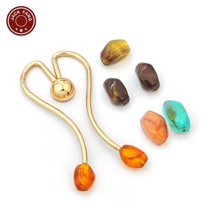 Connecteur de bikini, quincaillerie de maillot de bain, boucle de forme irrégulière, décoration métallique personnalisée pour robes et tenues féminines, perles, anneaux, boucles - Product Image 3