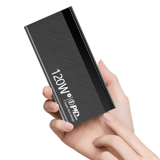 120W Wholesale USB Portable Battery Power Bank 20000mah Portable Charger Custom Logo Powerbank 20000mah Fast Charging
