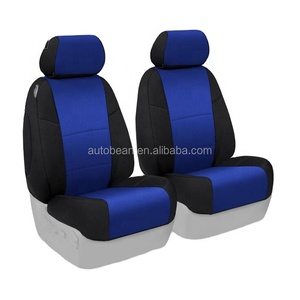 Coprisedile Auto Universale in Neoprene Traspirante ed Elastico, Stile Sportivo Rosso, Protezione <span class=keywords><strong>Anteriore</strong></span> - Product Image 1
