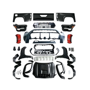 GZZIM Kit carrosserie de haute qualité en plastique ABS non peint, pièces de mise à niveau, pare-chocs avant et arrière, calandre pour 2015-2025, protection - Product Image 1