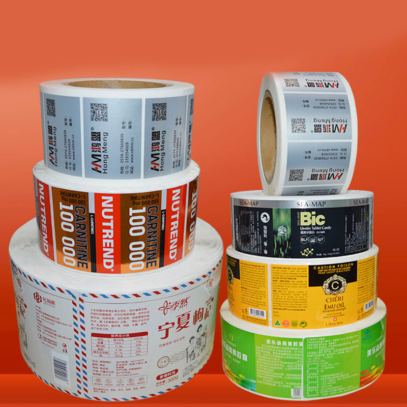 Premium Custom Printed Logo Stickers Waterproof Self-Adhesive Die Cut Adhesive Labels for Product Packaging Business Branding