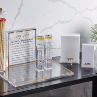 Bloc de luxe personnalisé en acrylique Lucite Hadlakas Neiros pour Hanukkah exposition professionnelle utilisation