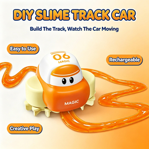 LK Toys Auto Seguiline Induttiva Magica, Macchina da Corsa Fai-da-te per Slime, Auto Giocattolo Automatica che Segue la Linea di <span class=keywords><strong>Disegno</strong></span>, Regalo Creativo per Bambini - Product Image 2