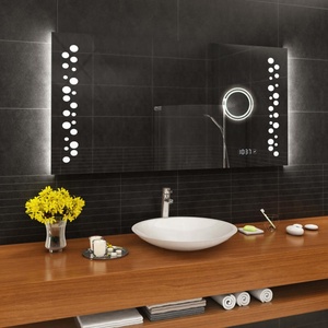 <strong>Bath</strong> <strong>Mirrors</strong> Hotel Led Wall Hanging Backlit Bathroom <strong>Mirror</strong> With Magnify - Product Image 6