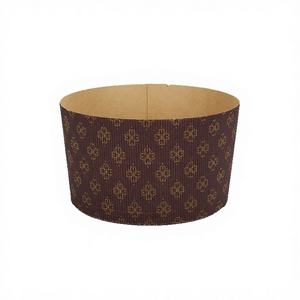 Molde de papel para hornear personalizado, resistente a altas temperaturas, para horno comercial, para cupcakes, pan de molde de 4-8 pulgadas, barriles para pasteles, panettone, de grado alimenticio - Product Image 1