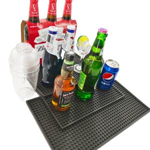 Branded Silicone PVC <b>Pub</b> Mat Rubber Bar Runner Beer Spill Pad Rail Mat Drip Tray Non Slip Service Mat <b>Table</b> Coaster Placemat Pad - Product Image 6