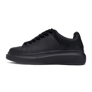 2026 McQueens Men's Women's High Quality Genuine Leather Casual Luxury Sporty Running Lace-up Shoes <b>Rubber</b> Midsole - Product Image 4