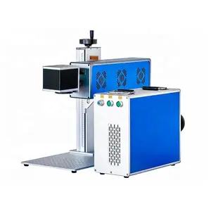 Mesin penanda laser CO2 Synrad 30W dengan galvanometer presisi tinggi dan dilengkapi dengan lensa lapangan ZnSe impor
