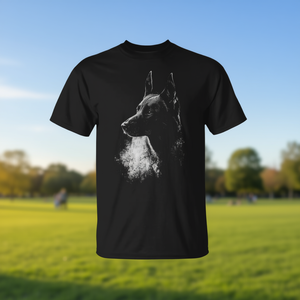 Camiseta con gráfico de perro Malinois belga, color negro, unisex, talla para adultos - Product Image 3