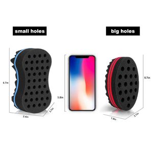 Brosse coiffante en silicone de haute qualité pour cheveux bouclés, noire, pour hommes, outils en éponge durables pour tordre les cheveux - Product Image 2