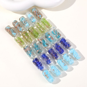 18-20*9-11mm Màu ống thủy tinh lỏng hạt xoắn ốc cột đối với trang sức làm thời trang phụ kiện tự làm - Product Image 1