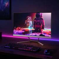 Komputer Monoblock 23.8 inci Octa Core I3 I5 I7 I9 untuk Rumah, Kantor, dan Gaming, PC Desktop AIO All in One dengan Speaker dan Webcam Terintegrasi