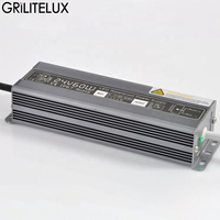 Adaptateur transformateur d'alimentation CC 12V 24V pour projecteur et lampadaire, étanche IP67, boîtier en aluminium, dimmable Triac