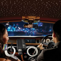 Directo de fábrica LED 7W 16W Fibra óptica Starlight Headliner Kit Car Roof Ceiling Star Car Roof Ceiling Light