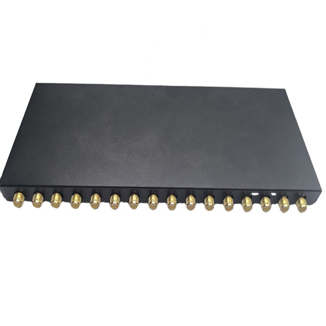 NST Best 16 Way RF Power Splitter Low Insertion Loss Telecommunications 868MHz 915Mhz Antenna Splitter High Isolation SMA