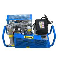 TUXING arrêt automatique quatre cylindres 100L 4500psi/300bar 380V/220V compresseur d'air électrique de lutte contre l'incendie de plongée sous-marine pour bouteille de gaz