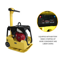 Compacteur de plaques réversible à essence avec embrayage manuel, compacteur vibrant pour la terre à vendre au meilleur prix / Compacteur à essence