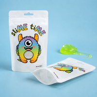 Sacs d'emballage en plastique refermables imprimés sur mesure, étanches et résistants à l'humidité, pour le rangement des jouets, pochette à fermeture éclair verticale