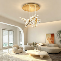 Lustre en verre soufflé à la main en forme d'escalier en spirale, luminaire suspendu pour plafond haut, idéal pour villa, duplex, hall