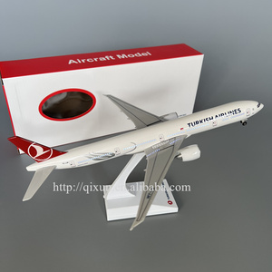 Bằng Giọng Nói/Cảm Ứng/Rung Điều Khiển LED Nhấp Nháy 30Cm Diecast Trẻ Em Đồ Chơi Nhựa B777 Thổ Nhĩ Kỳ Hãng Máy Bay Với Đèn LED Và Bánh Răng - Product Image 5