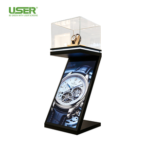 Exhibidor Comercial LED de Diseño USER <span class=keywords><strong>Z</strong></span> con Soporte de Piso y 2 Años de Garantía para Exhibición de Joyería, Bolsos y Artículos en Tiendas - Product Image 1