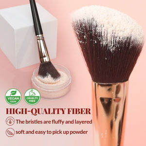 Set de Brochas de Maquillaje Profesional de Lujo, Portátil, Original, 15 Piezas, Vegano, Marca Privada Personalizable, para Viaje - Product Image 3