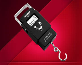 50kg/110lb डिजिटल इलेक्ट्रॉनिक सामान पैमाने पोर्टेबल सूटकेस पैमाने संभाला यात्रा बैग भार मछली हुक हैंगिंग स्केल - Product Image 3