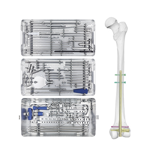Travma Ortopedi İmplantları - <span class=keywords><strong>Distal</strong></span> Femur Kırığı Fiksasyonu için Kilitlenebilir Titanyum Femoral Çivi (DFN) - Product Image 3