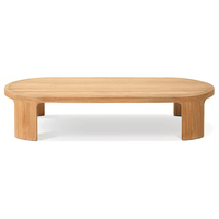 Canapé d'extérieur modulable de luxe au design moderne, en bois de teck massif, pour patio, villa, jardin et cour.