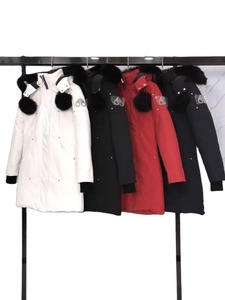 Abrigos de invierno para hombre y mujer 2026, transpirables, impermeables, cortavientos, chaqueta de plumón de pato, capucha de piel, forro de nailon, color liso - Product Image 2