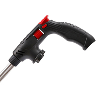 Lance-flammes de barbecue d'extérieur, chalumeau de soudage RH-528 en acier inoxydable, température de flamme de 800 à 1000 degrés, à commande manuelle pour le rôti de porc