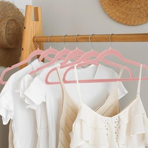 Perchas de Terciopelo para Niños, Antideslizantes, Negras, para Ropa, Trajes y Abrigos, en Oferta - Product Image 4