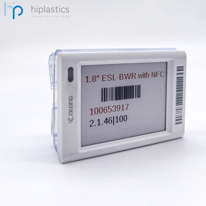 Hiplastics SGTPHD1-3 hiển thị Kệ talkers thermoformed nhựa ESL đường sắt giá kỹ thuật số thẻ chủ cho bán lẻ - Product Image 4