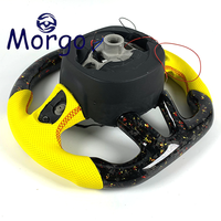 Volant de voiture personnalisé en fibre de carbone véritable pour Dodge Challenger LC / Charger LD SRT Hellcat 6.2L Supercharged HEMI, compatible OEM